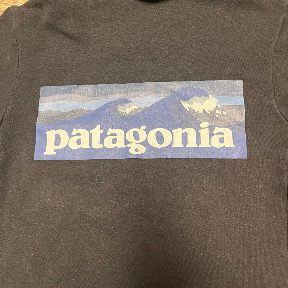 Patagonia P-6 Logo Uprisal Hoodie Black XS Unisex Gorpcore Streetwear Recycled - Picture 7 of 12